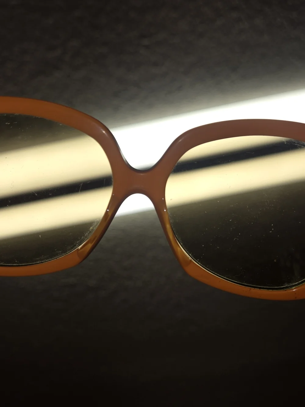 Vintage Rodenstock Bonny 130 Sunglasses Oversized Mod Orange Green Germany